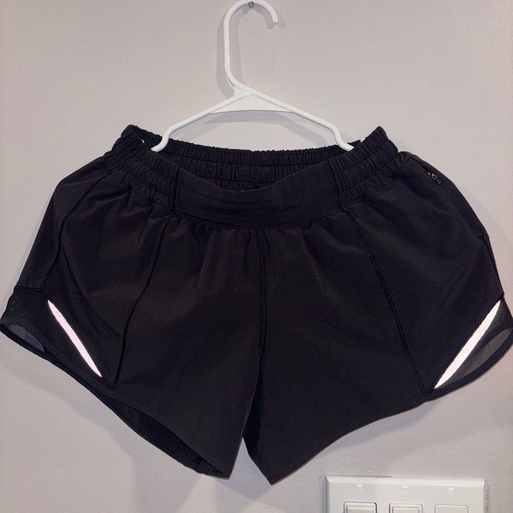 Lululemon Black Hotty Hot Shorts